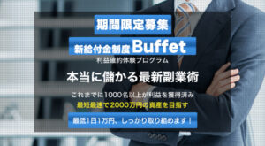 新給付金制度「バフェット」・金子匡寛（かねこまさひろ）は副業詐欺で稼げない！？実際に登録して徹底調査しました。